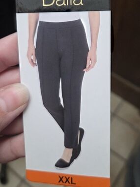 Dalia Black Skinny Ponte Pants